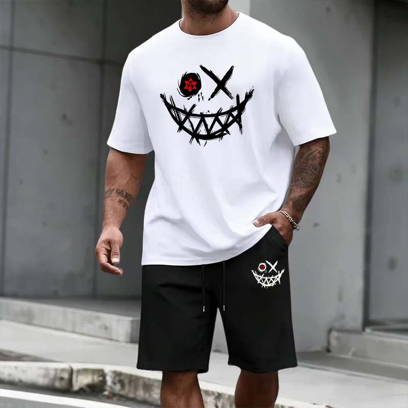 Streetwear Brand Shorts - Set Kaus & Celana Pendek Pria