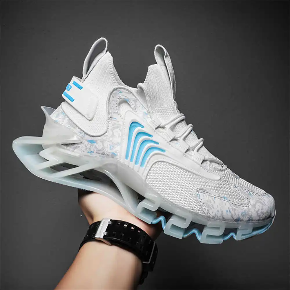 Women Streetwear Brand - Blue Slipon sepatu bot panjang merah