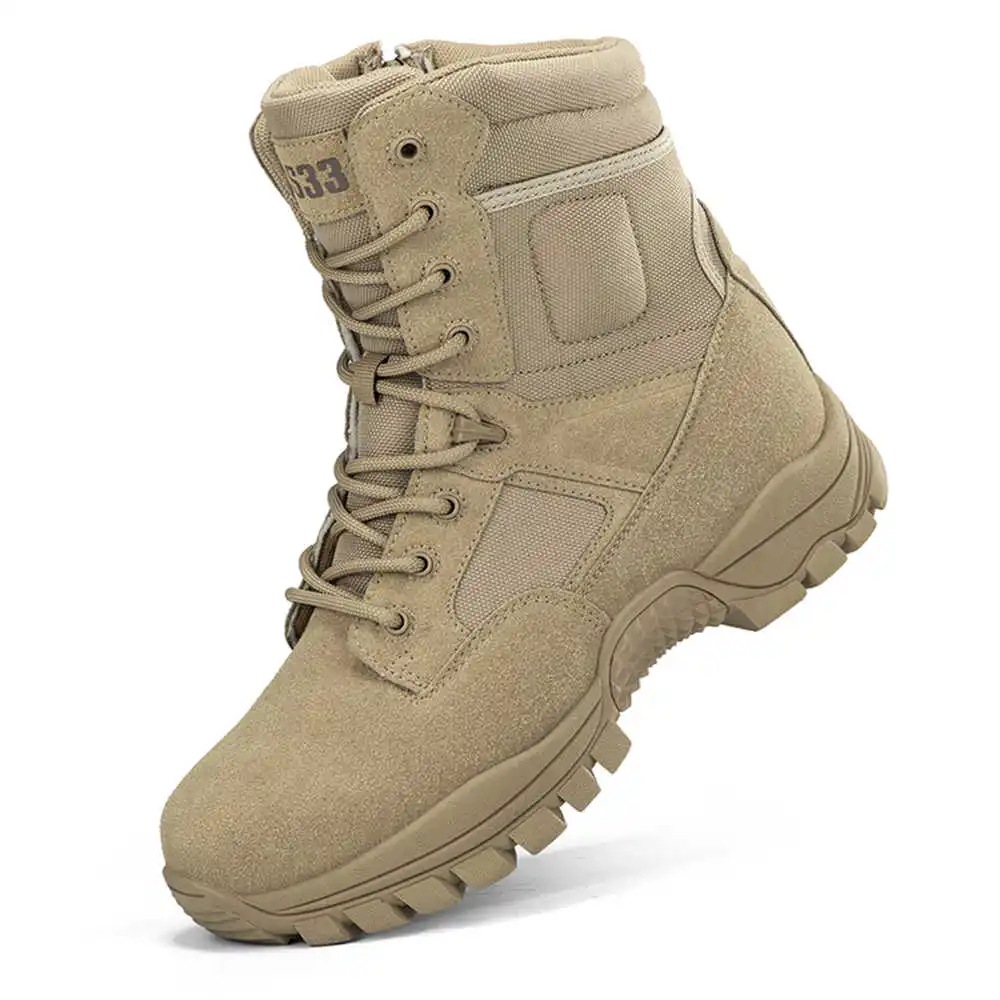 Good Streetwear Brand - Sepatu boot kulit asli antiselip, sepatu