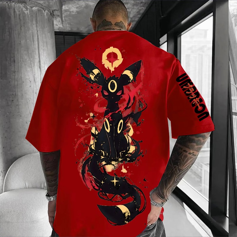 Good Streetwear Brand - Kaos Print Co-branding Pokémon Musim Panas