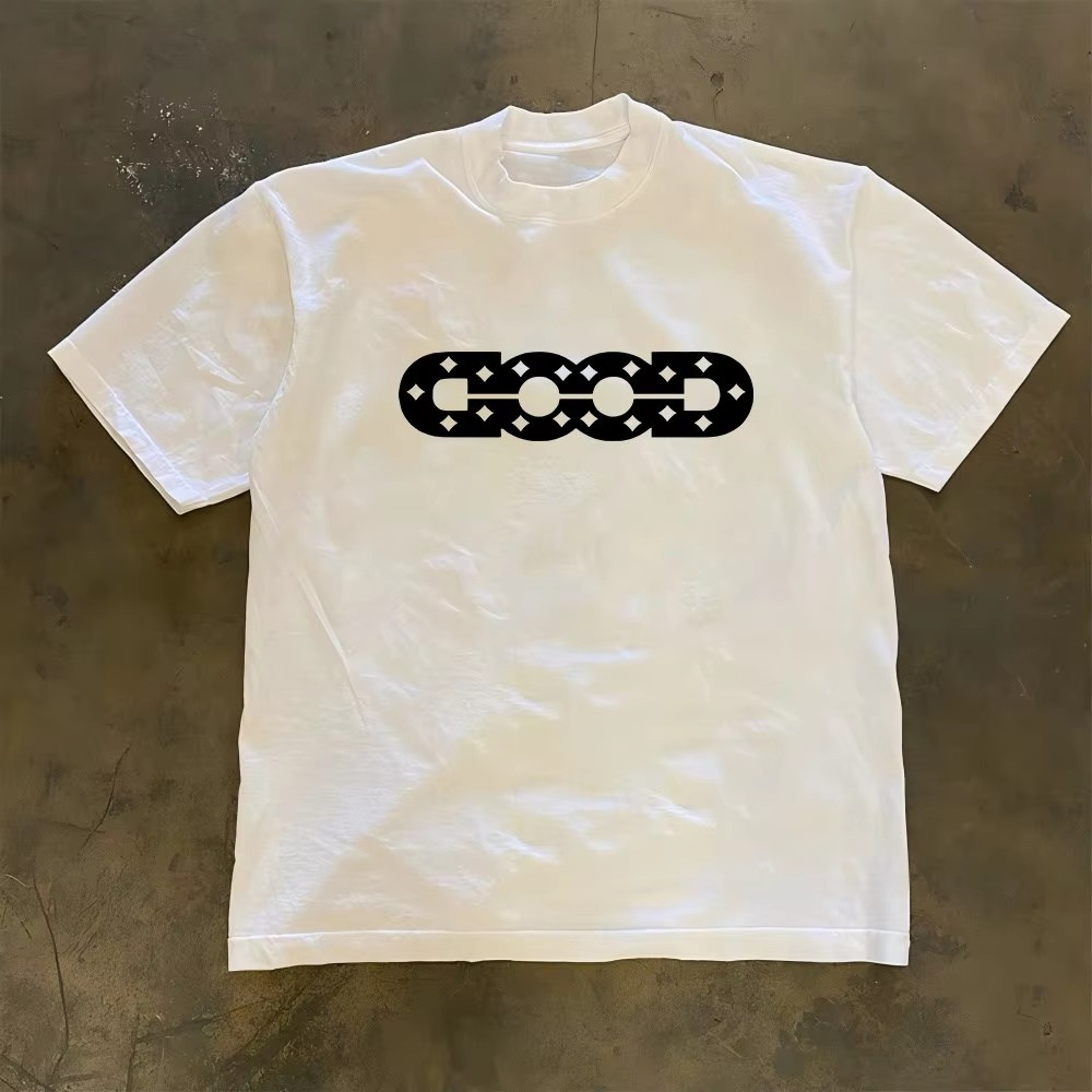 Good Streetwear Brand - GOOD Logo White Y2K Street Trendy