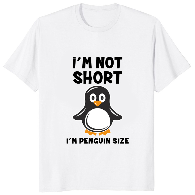 Streetwear Brand T Shirt - Im Not pendek Im T-shirt motif