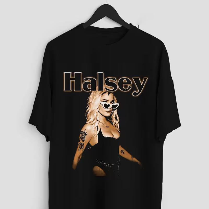 Kaus Halsey Tur Katun Musik Hi - Streetwear Brand T Shirt ulasan dan harga