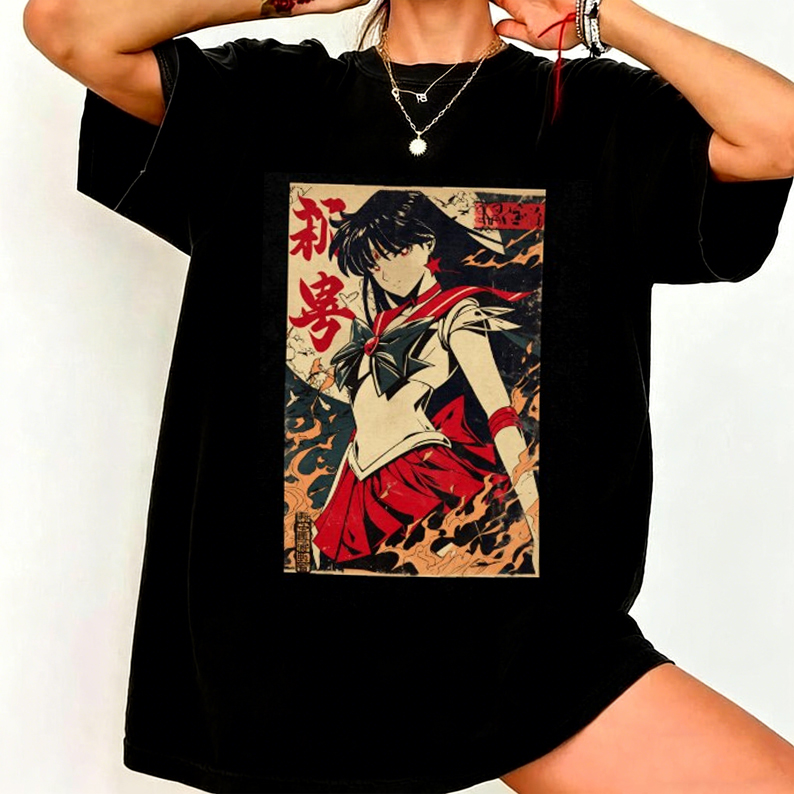 Kaus Grafis Anime Retro 90S Sa - Streetwear Brand T Shirt ulasan dan harga