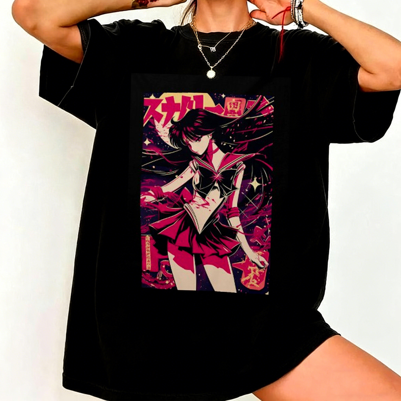 Kaus Grafis Anime Retro 90S Sa - Streetwear Brand T Shirt ulasan dan harga