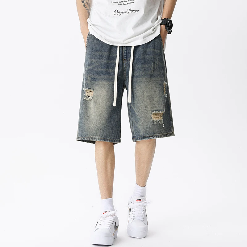 Celana pendek Denim tipis musi - Streetwear Brand Shorts ulasan dan harga