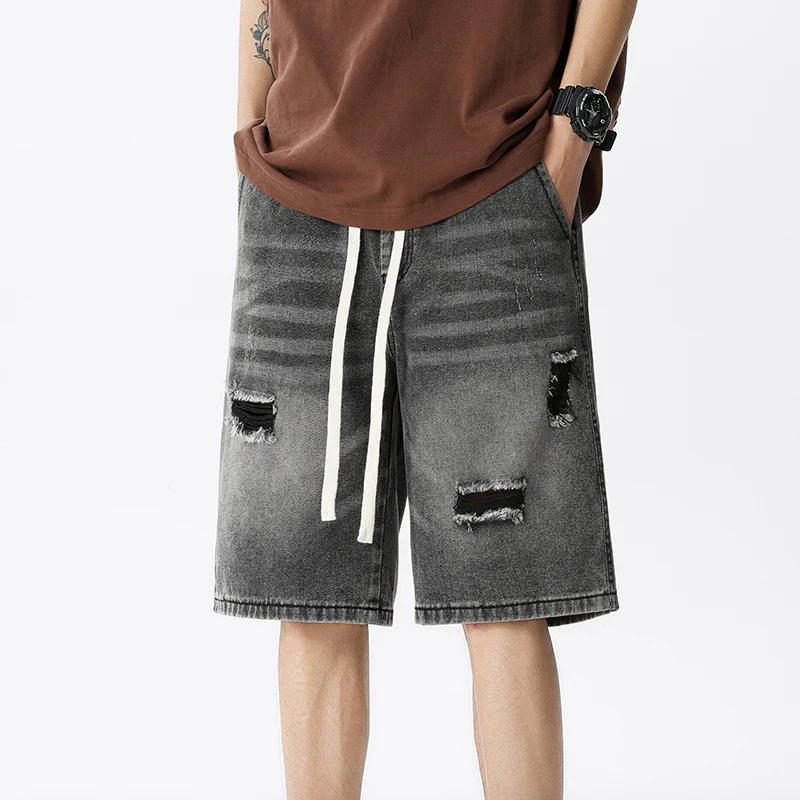 Celana pendek Denim tipis musi - Streetwear Brand Shorts ulasan dan harga