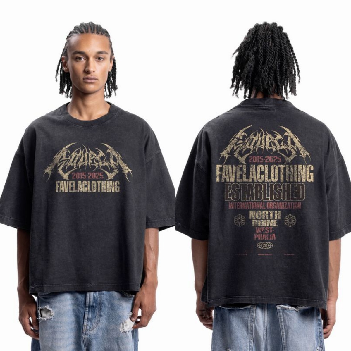 Kaus Merek Trendi Cult Metal F - Streetwear Brand Font ulasan dan harga