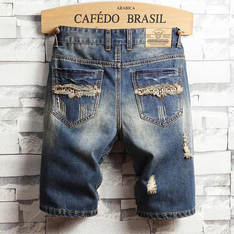 Celana Pendek Denim Hip-hop Ro - Streetwear Brand Shorts ulasan dan harga
