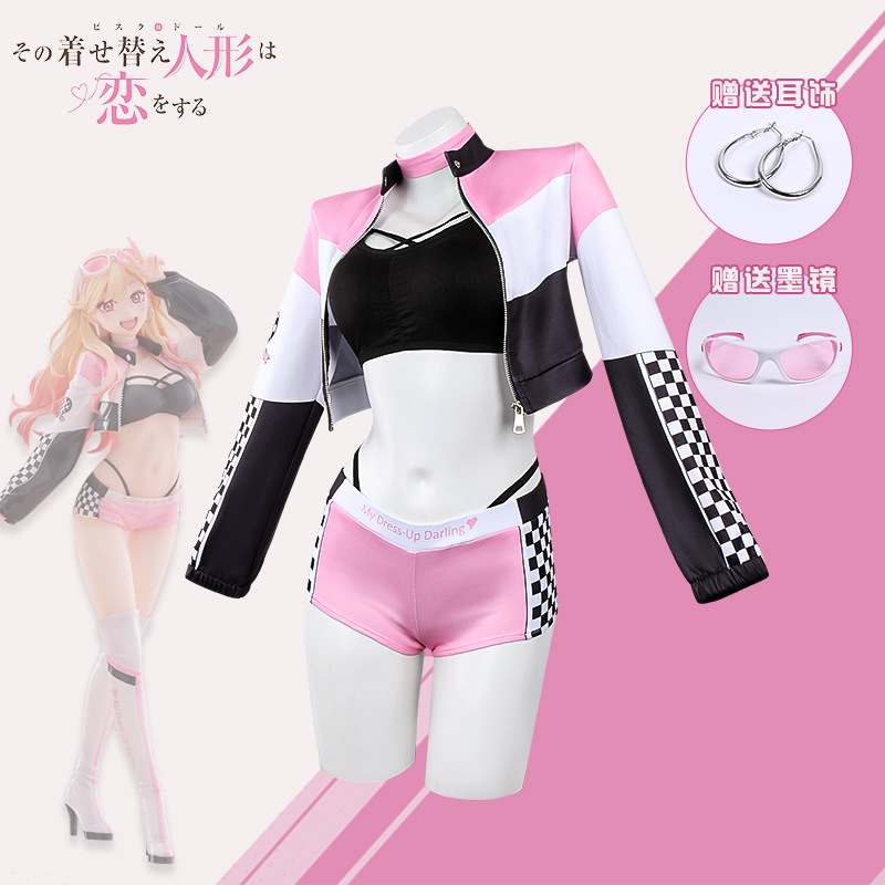 Kostum Anime My Dress Up Darli - Streetwear Brand Shorts ulasan dan harga