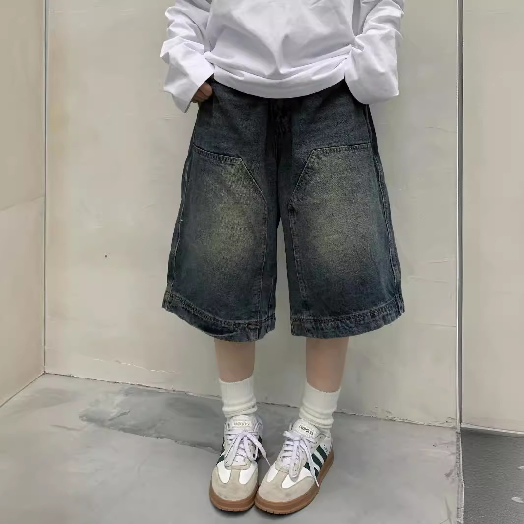 Celana Pendek Jeans Baggy Vint - Streetwear Brand Shorts ulasan dan harga
