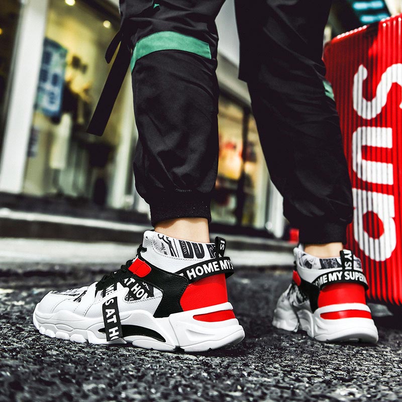 Sneakers Pria Chunky Atasan Ti - Streetwear Brand From Japan ulasan dan harga