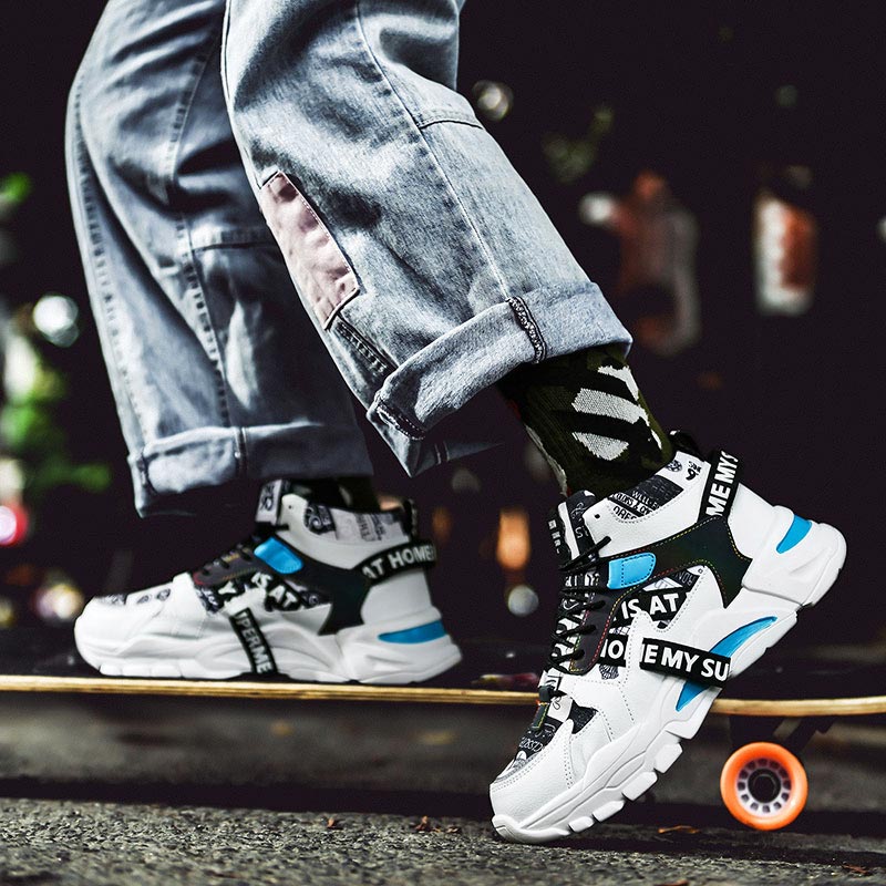 Sneakers Pria Chunky Atasan Ti - Streetwear Brand From Japan ulasan dan harga