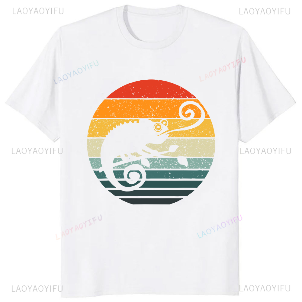 Kaus bunglon bergambar kartun  - Streetwear Brand T Shirt ulasan dan harga