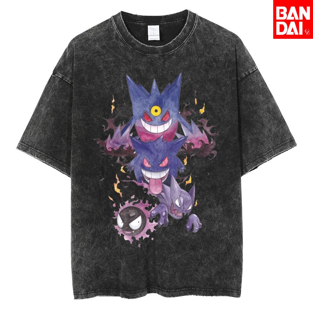 Kaus Pokemon Gastly Haunter Ge - Streetwear Brand T Shirt ulasan dan harga