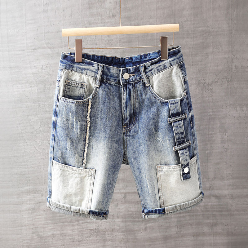Celana Jeans Pendek Pria denga - Streetwear Brand Shorts ulasan dan harga